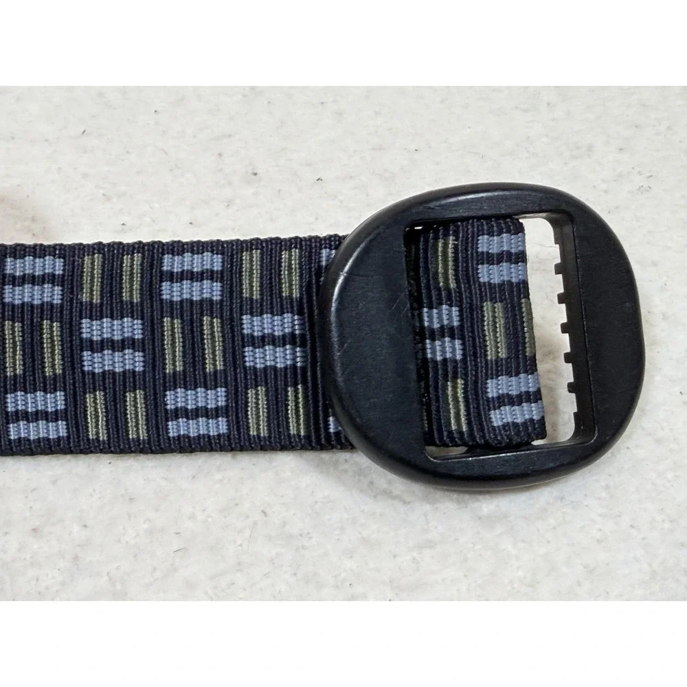 Mossimo Reversible Web Belt Geometric Pattern 1 Inch Casual Streetwear